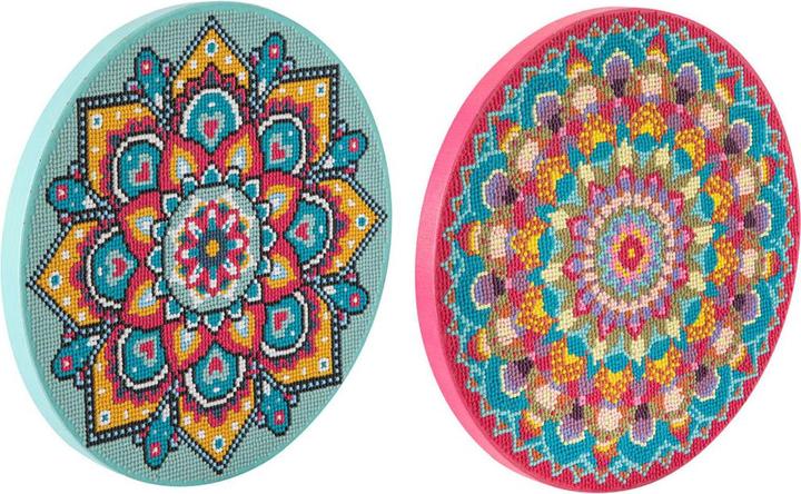 Produktbild Grafix Diamantmalerei-Mandala-Leinwand, 30 cm
