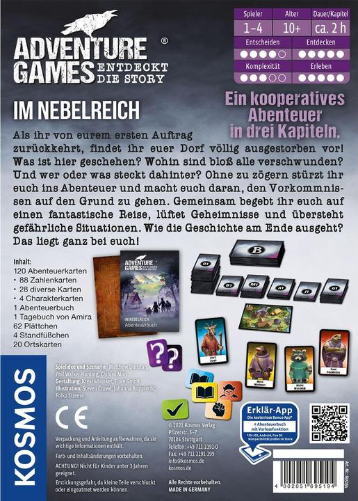 Image du produit Kosmos Jeux d'aventure - Au royaume du brouillard (Allemand)