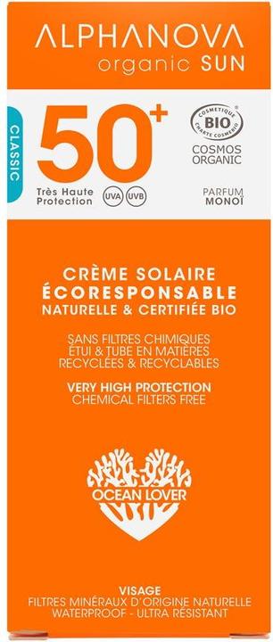 Produktbild Alphanova Monoï (Sonnencreme Gesicht, SPF 50+, 50 ml, 73 g)