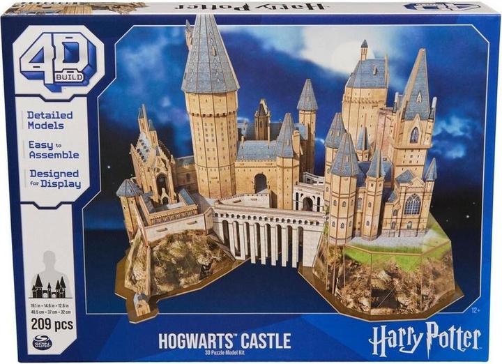 Actual product image Spin Master 4D PUZZLE Harry Potter Hogwarts Castle (209 pieces)