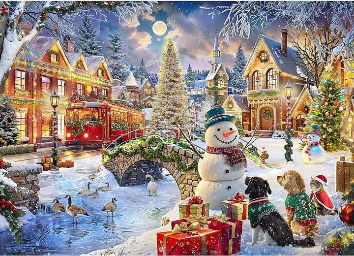 Produktbild Bluebird Villa Christmas (500 Teile)