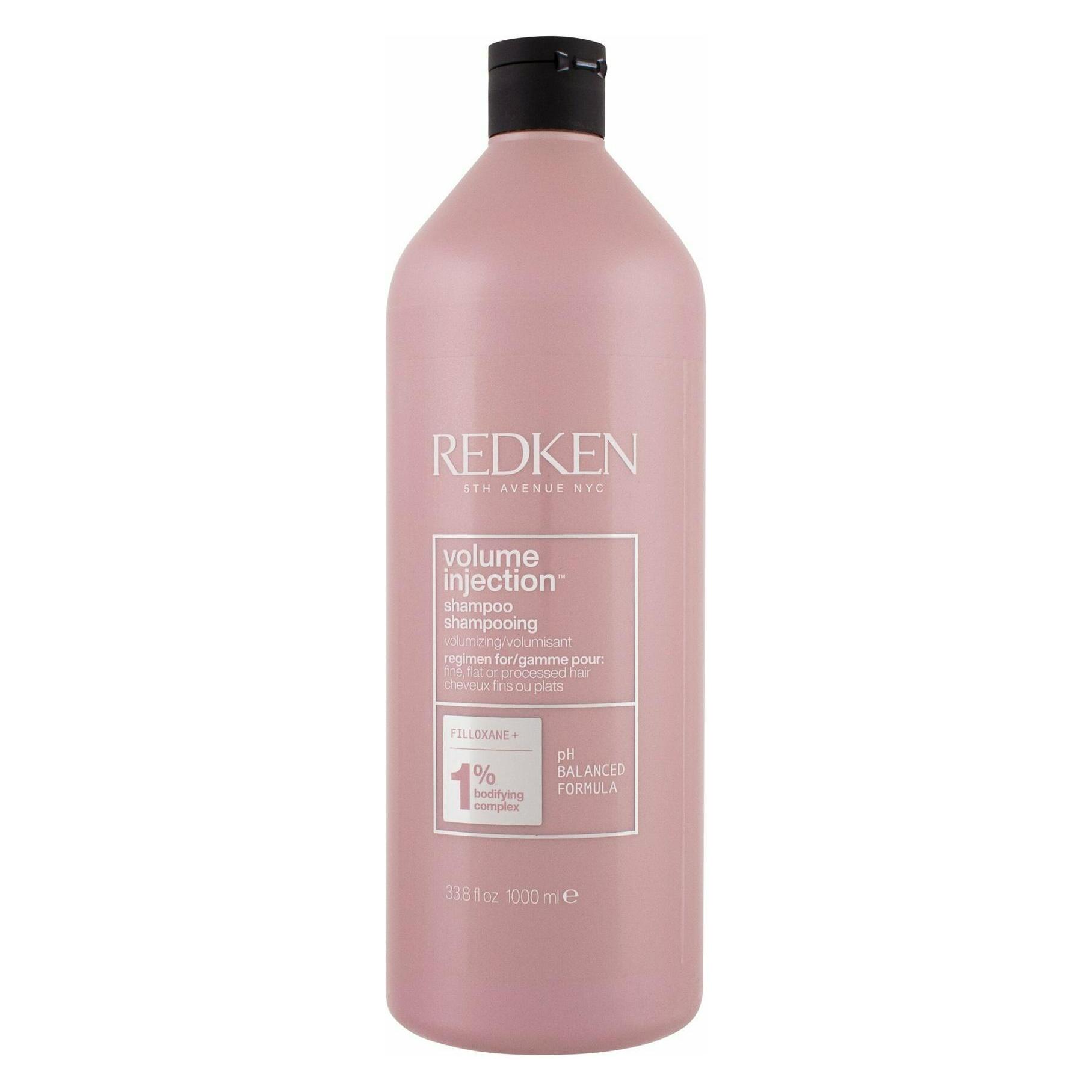 Redken, Shampoo + Conditioner, Volume Injection - Volumising Shampoo (Vloeibare Shampoo, 1000 ml)
