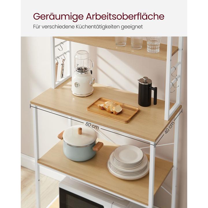 Immagine prodotto Vasagle Buffet (80 x 40 x 167 cm)