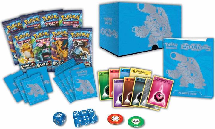 Produktbild Pokémon Elite Trainerbox XY Evolutions Turtok (Englisch, Elite / Top Trainer Box)