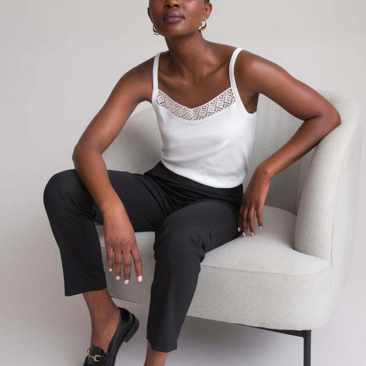 Produktbild Anne Weyburn Tanktop mit V-Ausschnitt und schmalen Trägern (46)