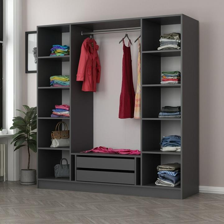 Produktbild Skye Decor Kale Mirror Four Door Wardrobe