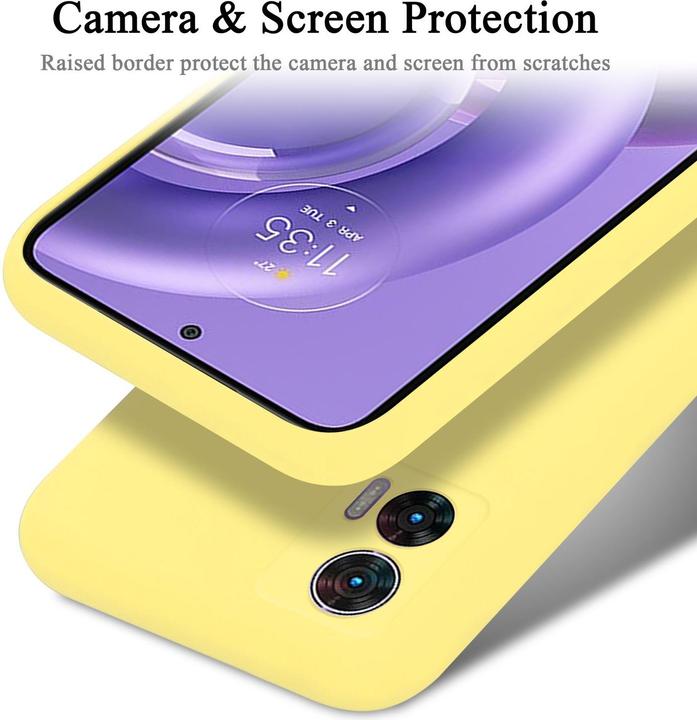 Actual product image Cadorabo Bumper TPU Liquid Silicone Case (Motorola Edge 30 Neo)