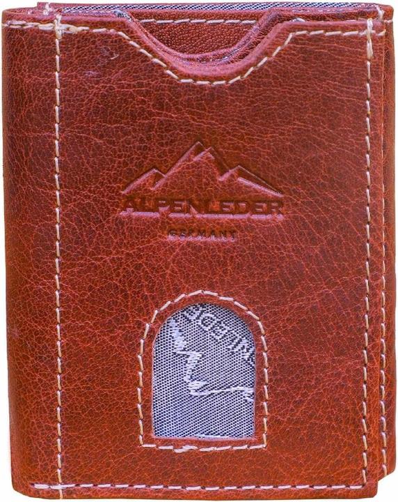 Actual product image Alpenleder Pocket wallet Brandy