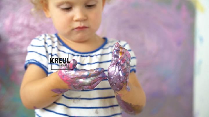 Actual product image Kreul MUCKI sparkle finger paints (600 ml)