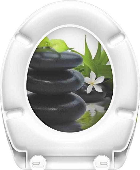 Produktbild Schütte WC Sitz Duroplast WC-Sitz JASMIN Absenkautomatik Schnellverschluss Quick Release 82367 Steine