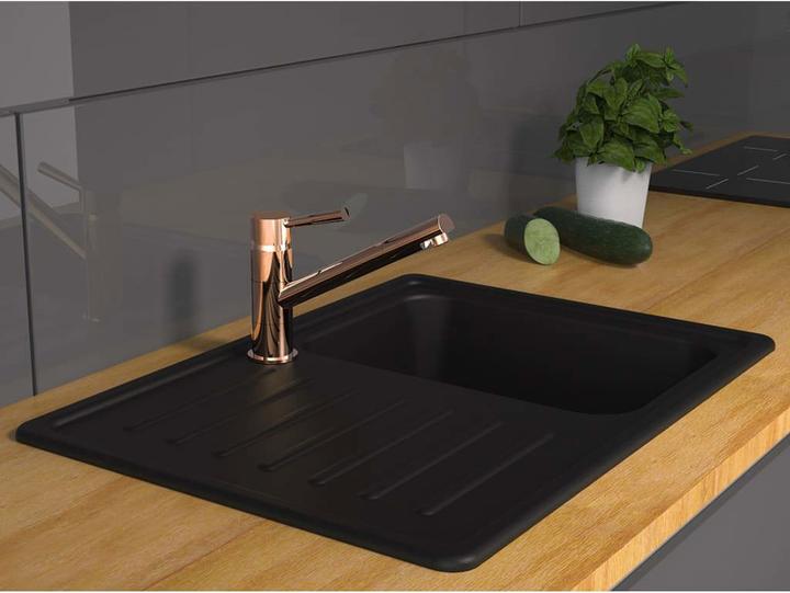Actual product image Schütte Kitchen tap CORNWALL Sink mixer tap copper look Swivelling 79145