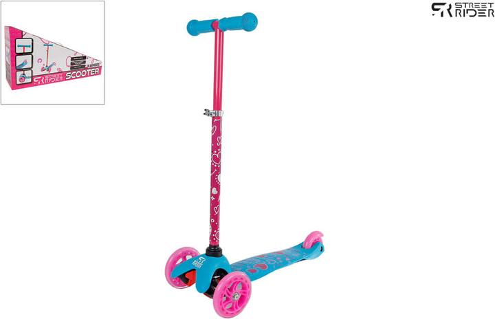 Actual product image Van Manen Veenendaal Van Manen Scooter Street Rider pink adjustable ABEC 7