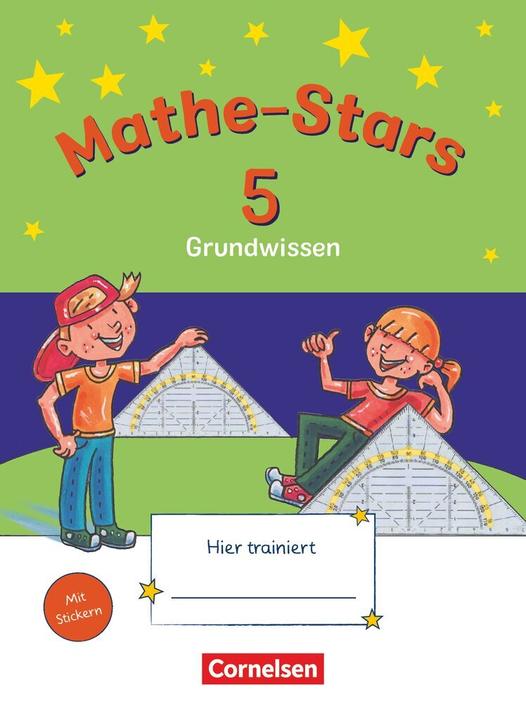 Actual product image Mathe-Stars, Grundwissen, 5. Schuljahr, Übungsheft, Mit Lösungen (German, 2021)