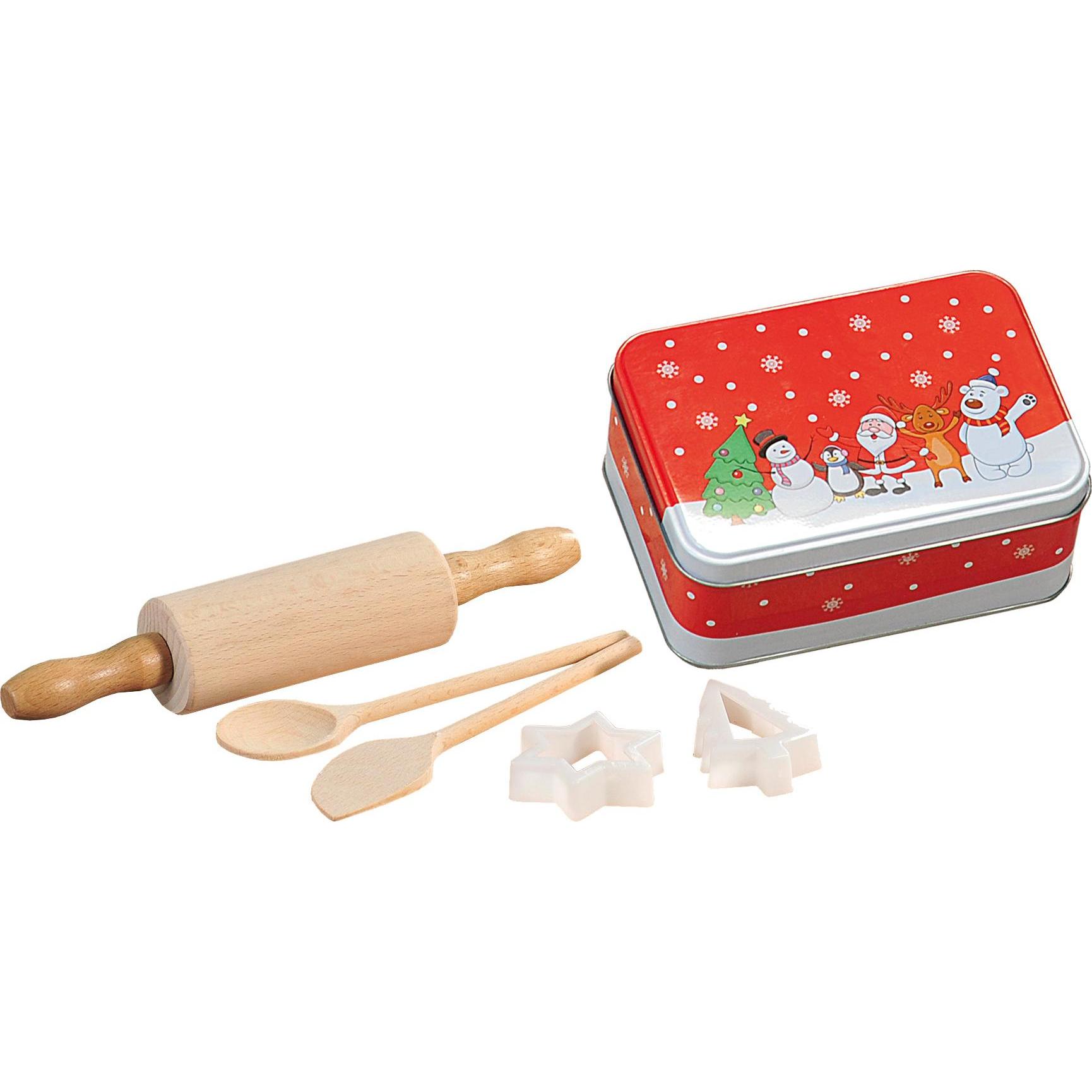 Kesper 69126 Backformen-Set Backset, Backform, Braun, Rot