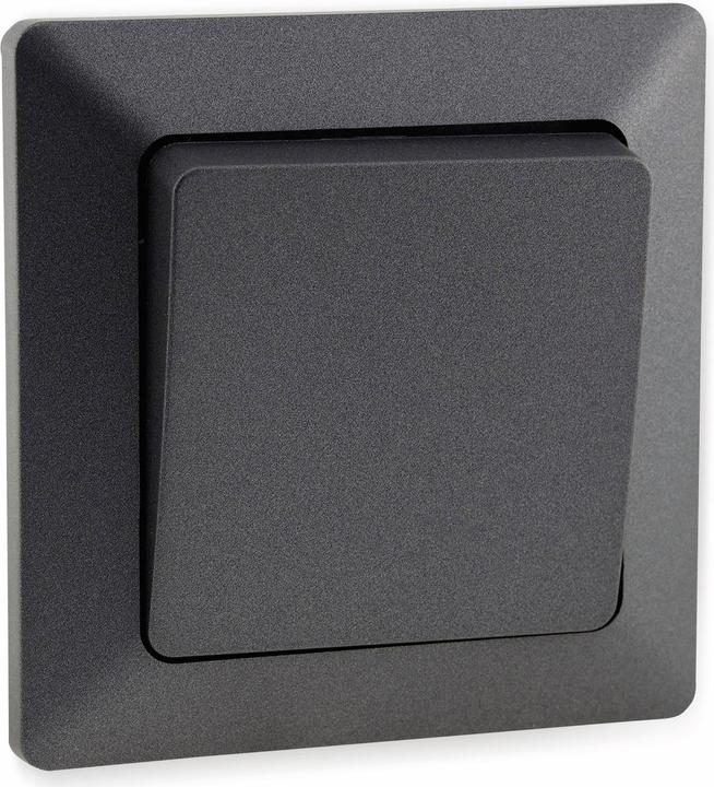 Produktbild Chilitec MILOS Kreuzschalter 23040, 10A/250V, anthrazit