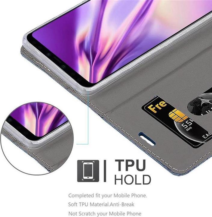Produktbild Cadorabo Book Jeans Optik Cover (Google Pixel 4 XL)