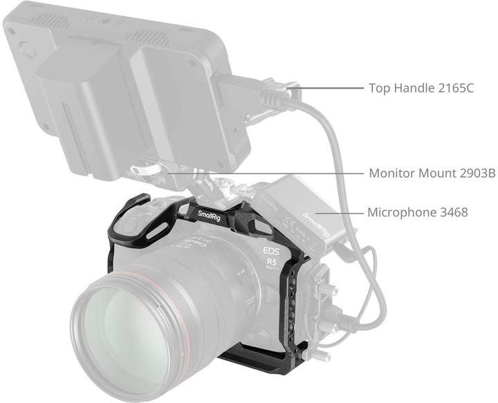 Produktbild SmallRig 4975 "Black Mamba" Cage for Canon EOS R5 Mark II (Cage)