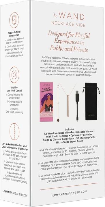 Immagine prodotto Le Wand Collana vibrante nera