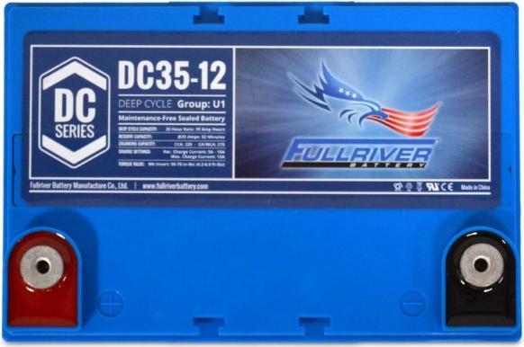 Produktbild Fullriver AGM-Batterie DC35-12 (12 V, 35 Ah)