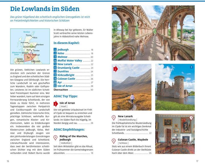Produktbild Adac Reiseführer Schottland (Deutsch, Annette Kossow, Wilfried Klöpping, 2024)