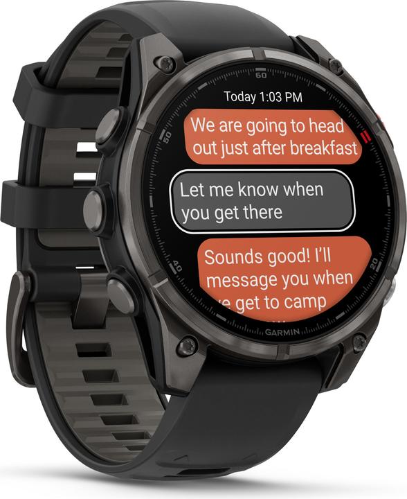 Produktbild Garmin fēnix® 8 Pro 47mm DLC Titan (47 mm)