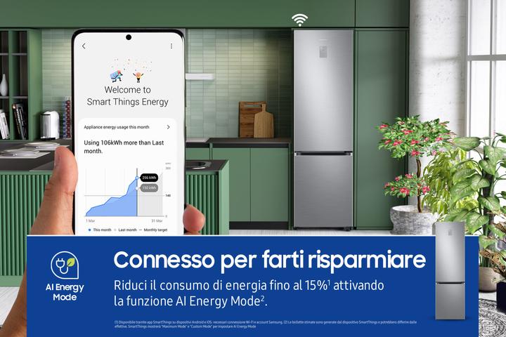 Image du produit Samsung RB38C776CS9 Réfrigérateur combiné EcoFlex AI 2m (390 l)