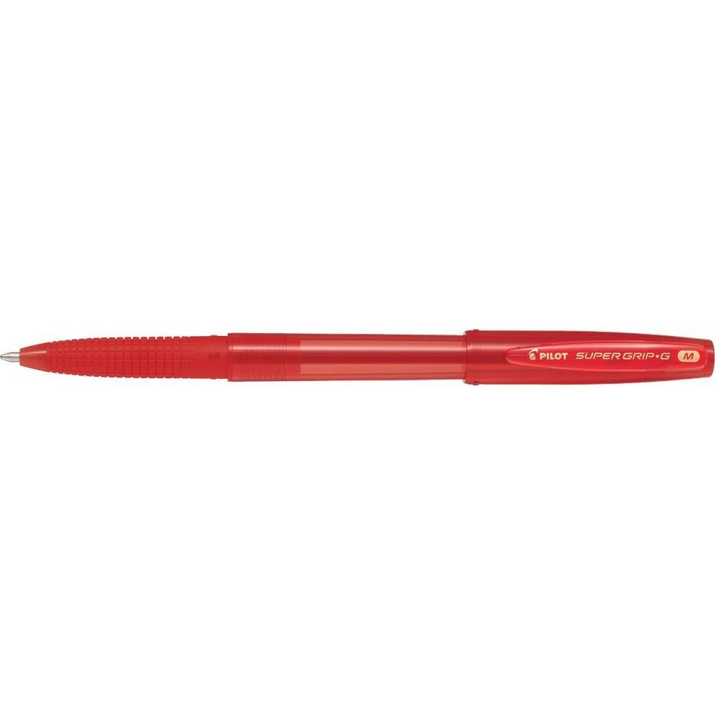 Pilot, Schreibstifte, Kugelschreiber Einweg Super Grip G rot (Rot, 1 x)