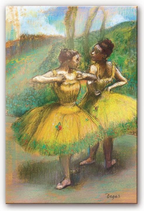 Immagine prodotto Trenddeko Degas - Due ballerine in giallo (40 x 60 cm)
