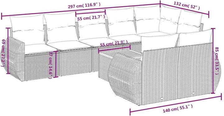 Produktbild vidaXL Taytum