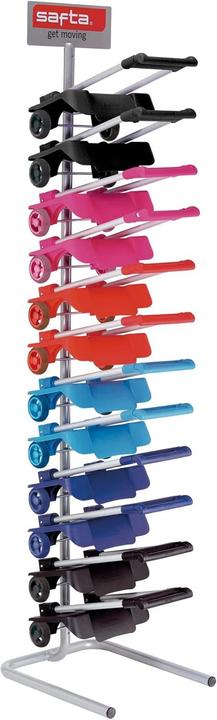 Actual product image Safta Foldable Trolley for School Backpacks with Retractable Handle and Wheels