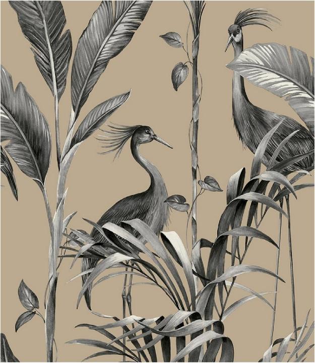 Belgravia Tapete Azzurra Blattdesign