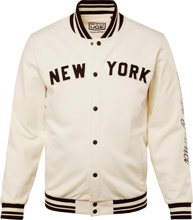 Immagine prodotto Sthuge Giacca in stile college di felpa con colletto, fino alla tg. 8XL (XXL)