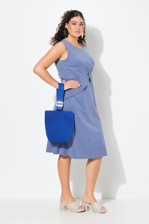 Produktbild Ulla Popken Jerseykleid, Lagenoptik, A-Linie, Rundhals, ärmellos (46, 48)
