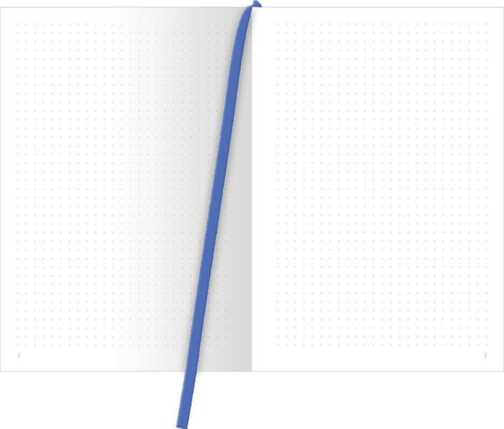 Actual product image Notebook A5: Cosmic Whale (A5, Dotted, Hardcover)