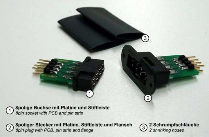 Hacker Wing connector 8pin