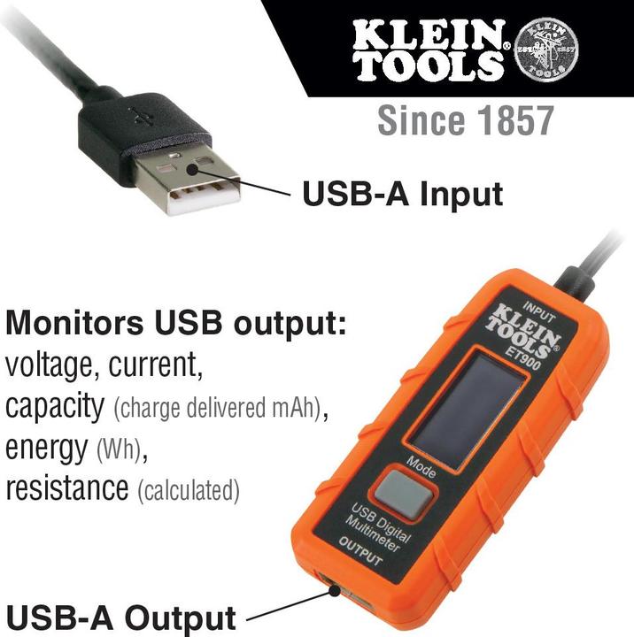 Actual product image Klein Tools ET900 USB Multimeter (Handheld multimeter)