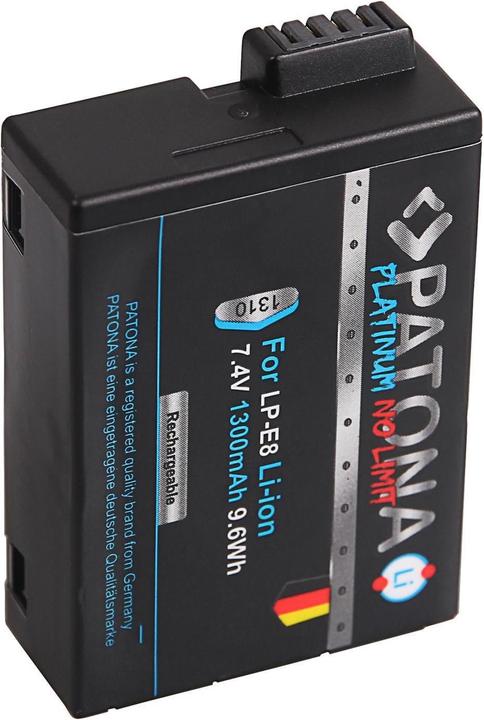 Actual product image Patona Platinum battery Canon LP-E8 (Camera battery)