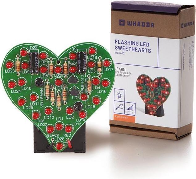 Actual product image Whadda Kit flashing heart