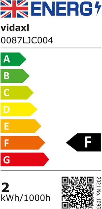Etichetta energetica vidaXL Luce per scale (IP44)