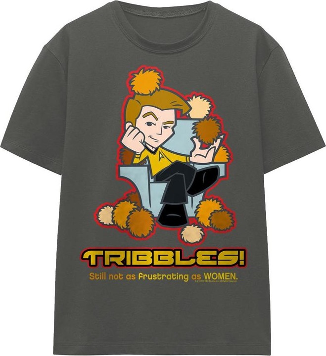 Actual product image Star Trek Quogs Unisex Adult Not as Frustrating T-Shirt (L)