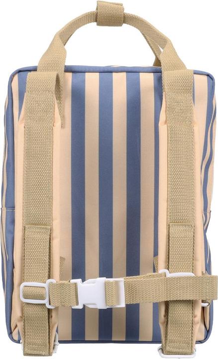 Produktbild Sticky Lemon backpack medium wonders envelope stripes blue whale + sandy yellow