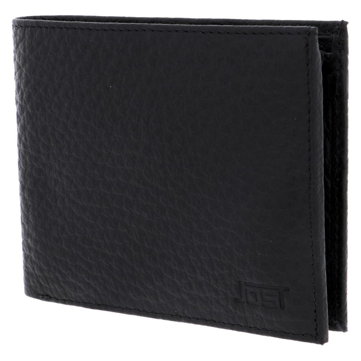 Jost, Herren, Portemonnaie, Kopenhagen Wallet, Schwarz