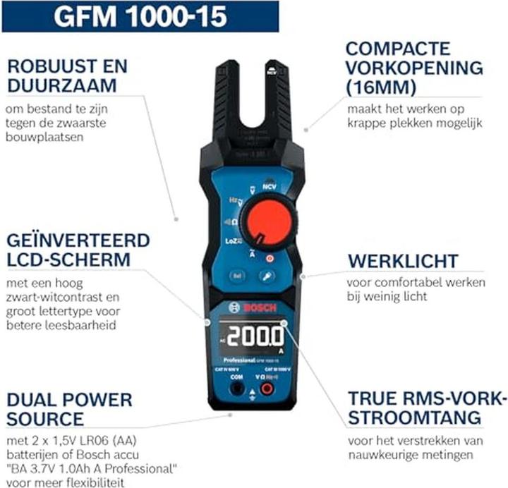Immagine prodotto Krups Gabelstromzange (CAT III 1000V, CAT IV 600V)