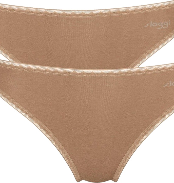 Immagine prodotto Sloggi Confezione da 2 di tai in cotone organico (XL, Confezione da 2)