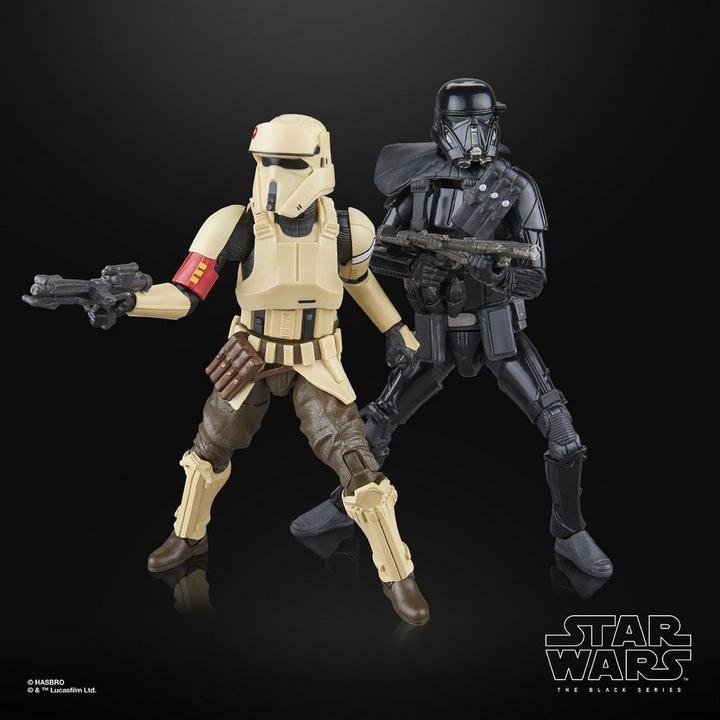 Actual product image Hasbro Star Wars - Shoretrooper et Death Trooper The Black Series