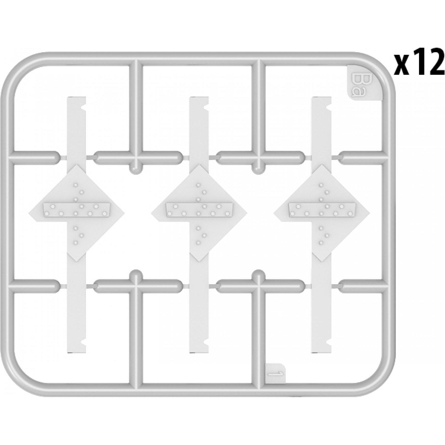 Mini art Anti-tank Obstacles (35579)