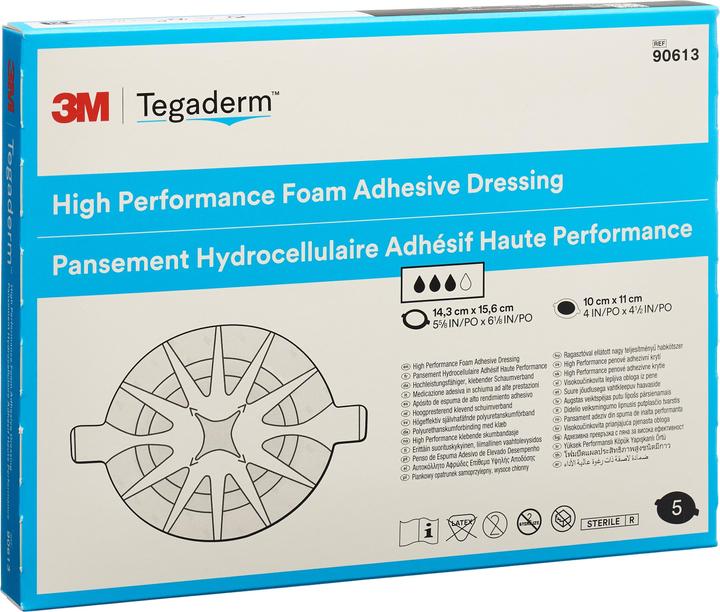 Produktbild 3M Foam HP Schaumkomp 10x11cm adhesive (5 Stk)