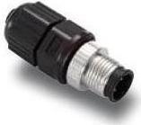Produktbild Moxa Löttyp M12-Stecker, 4-polig, D-kodiert, IP68-geschützt