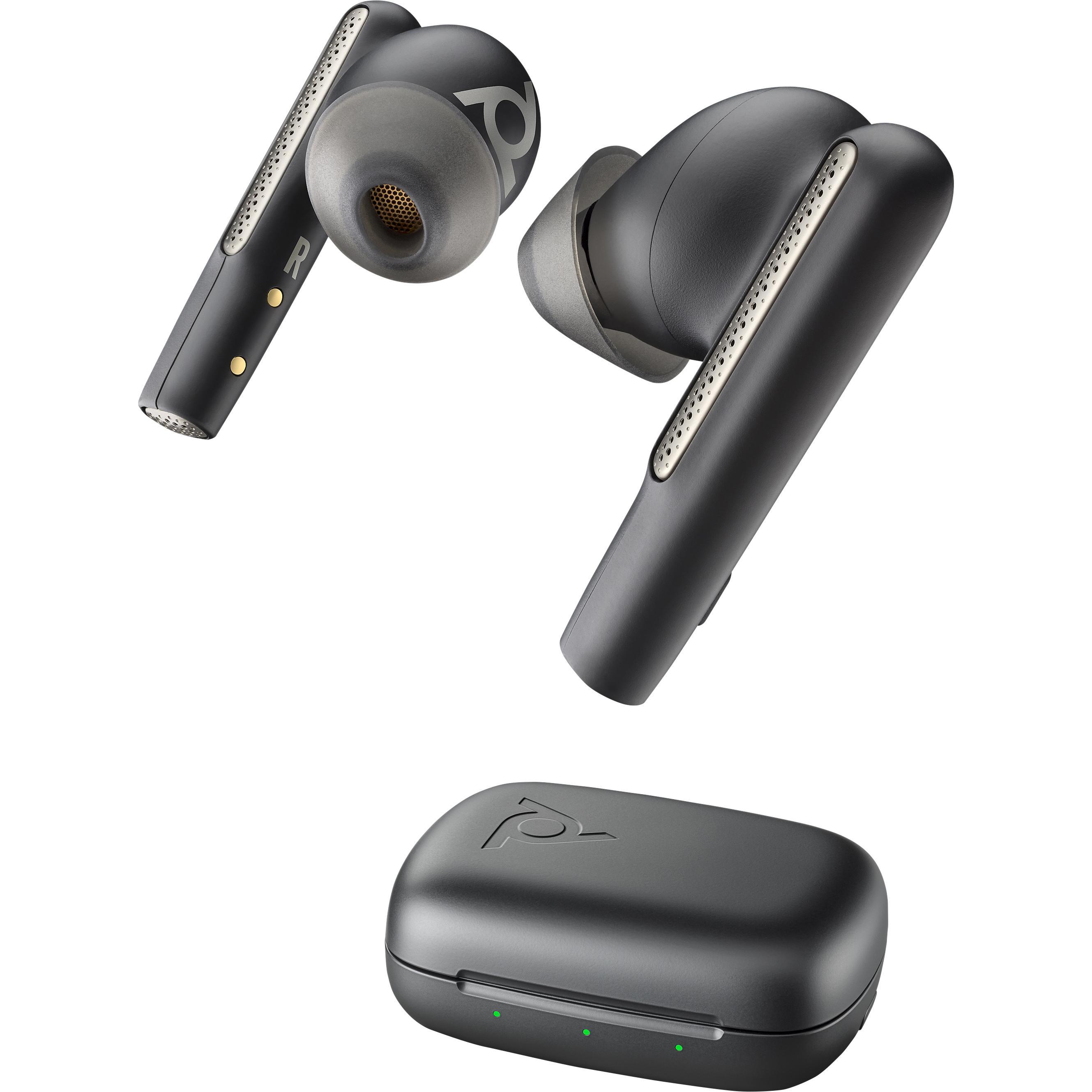 Poly Voyager Free 60 (Kabellos, USB-C), Office Headset, Schwarz