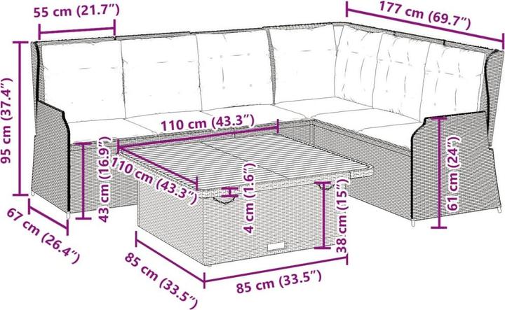 Produktbild vidaXL Kian